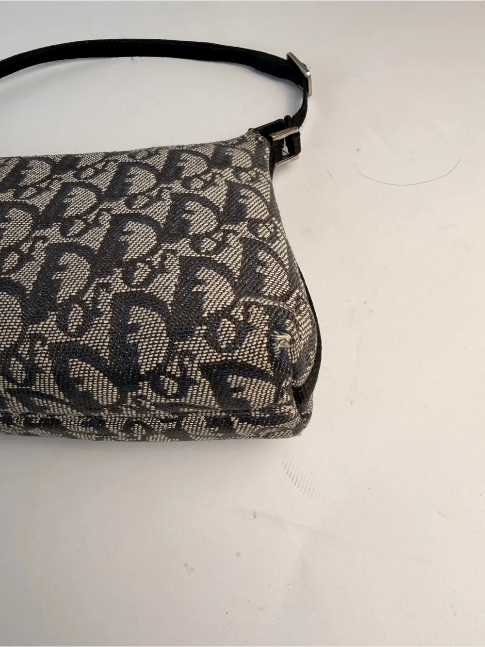 Dior Black & Cream Monogram Shoulder Bag